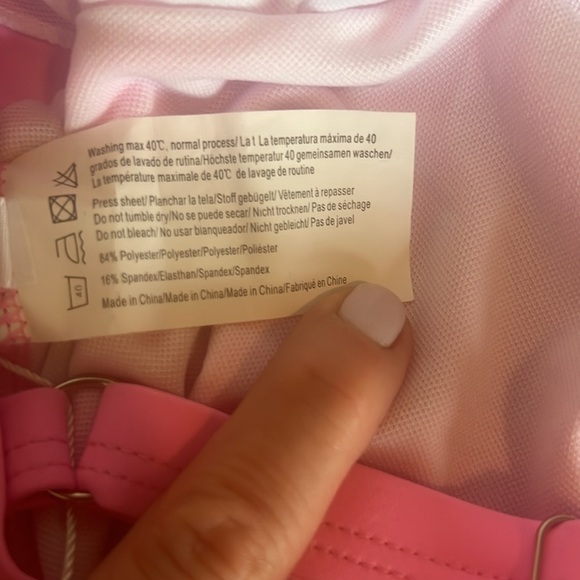 Ekouaer Women's Bathing Suit Plunge V Neck One Piece NWT - Picture 9 of 9